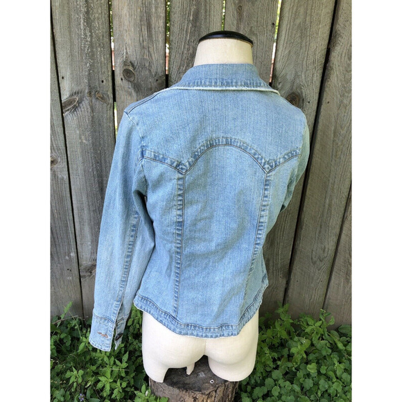 Z. Cavaricci Vintage Denim Jacket Distressed small - Picture 5 of 8